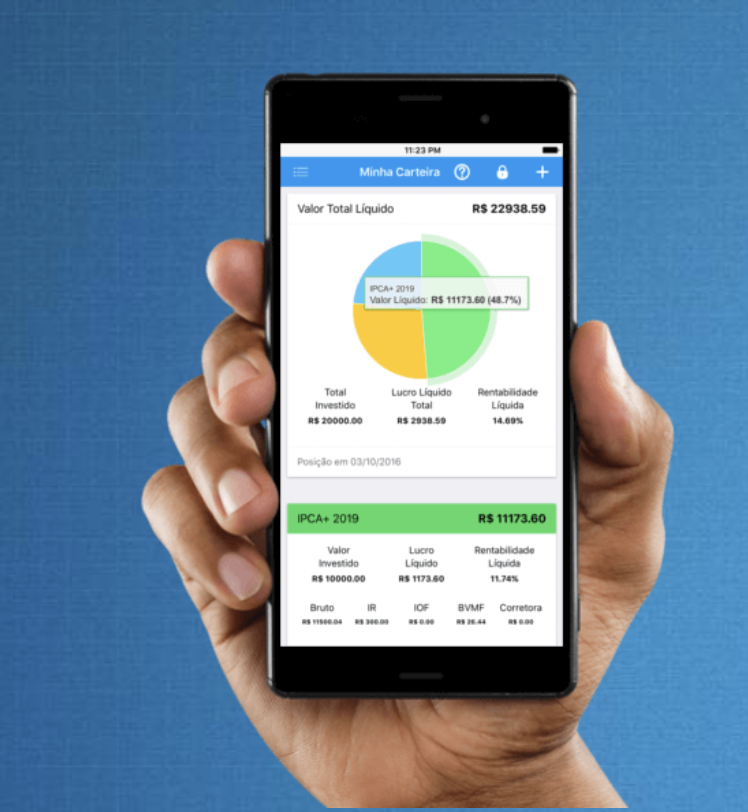 Acompanhamento no Aplicativo